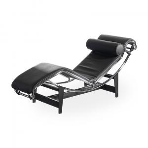 4 Chaise Longue à Réglage Continu _Scozia Leder